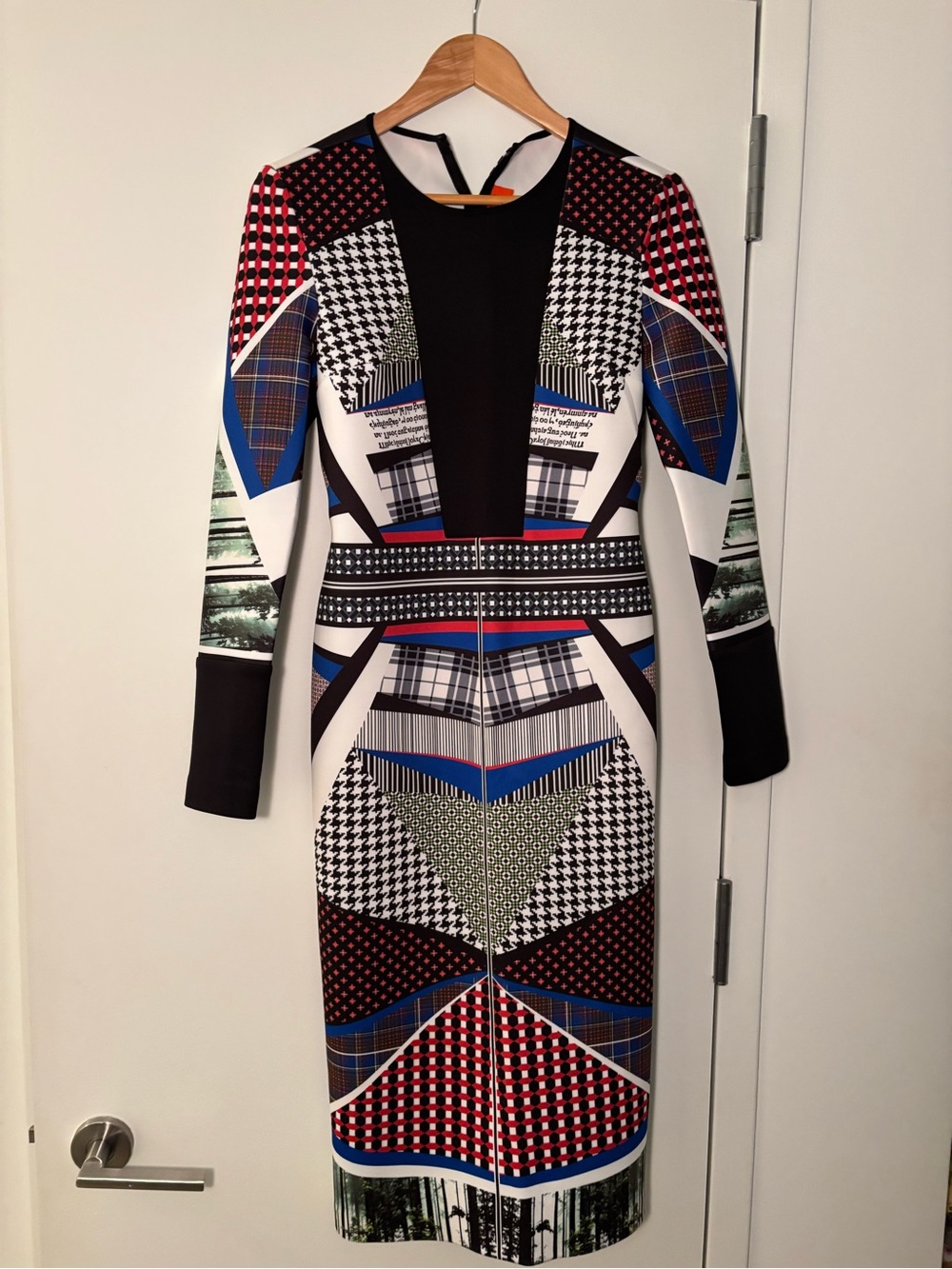 Clover Canyon Multicolor Geometric Long Sleeve Dress